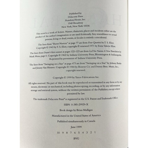 Hannibal By Thomas Harris Vintage 1999 First Edition Hardback - Picture 5 of 10